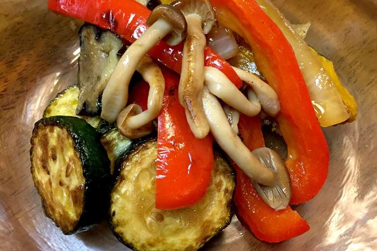 夏野菜の焼きびたし レシピ 作り方 By クックtsuruko クックパッド 簡単おいしいみんなのレシピが375万品