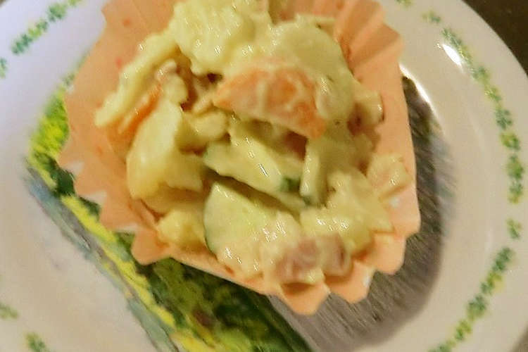 夜切って レンジで作るお弁当ポテサラ レシピ 作り方 By 小世界 クックパッド 簡単おいしいみんなのレシピが358万品
