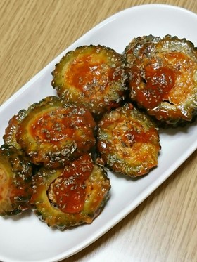 ゴーヤの肉詰めトマトジュース煮❣❣