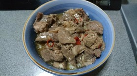 牛の角煮丼