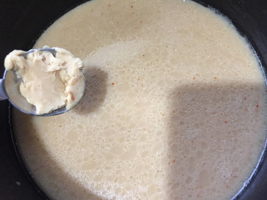 簡単★クリーミーな味噌ラーメンスープの画像