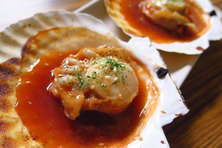 フライパンで 殻付きホタテの洋風生姜焼き レシピ 作り方 By Matscafe クックパッド