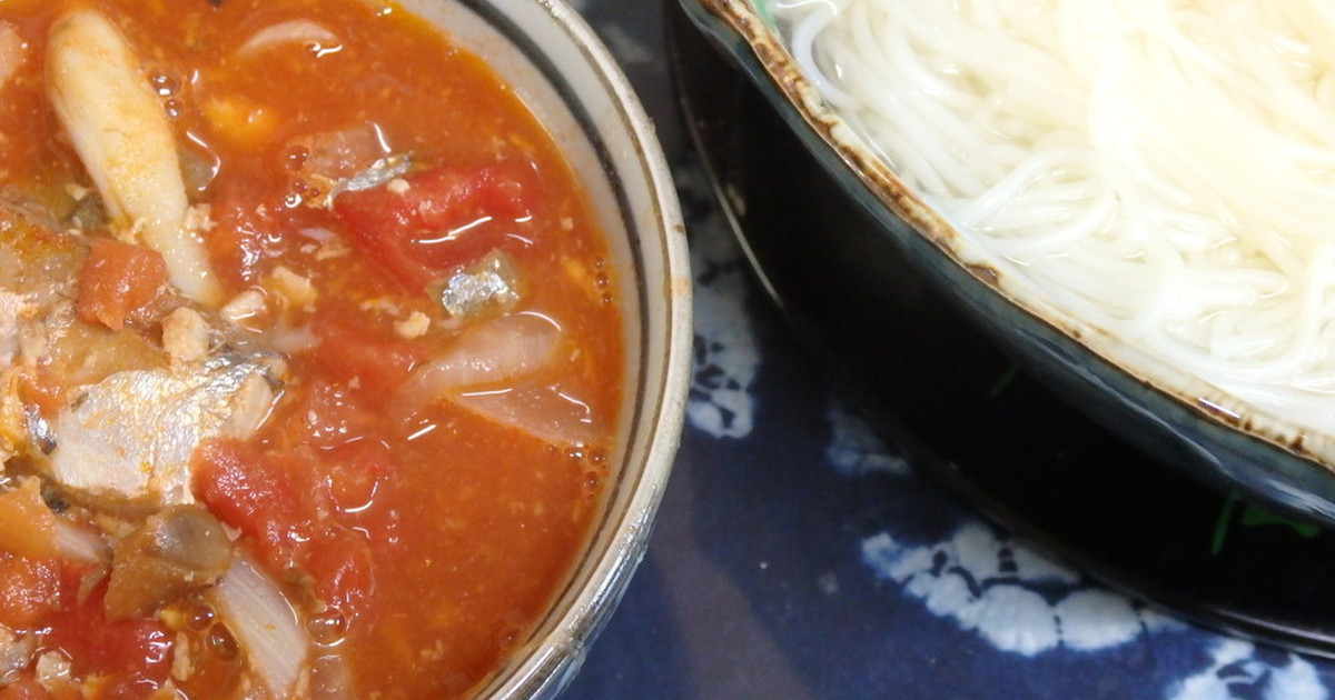 トマト缶と鯖缶のそうめん レシピ 作り方 By Quad クックパッド 簡単おいしいみんなのレシピが354万品