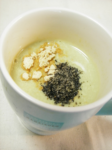 ✿ホット癒されて✿ゴマきなこ抹茶ミルクの写真