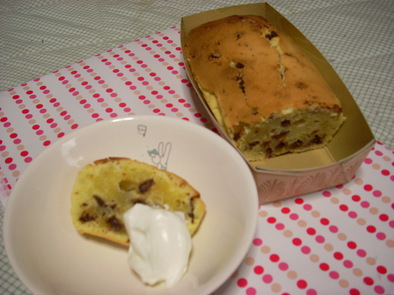 マフィン風パウンドケーキの写真