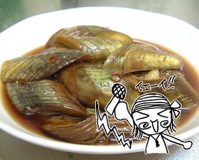 なすびだけの酢っぱり煮