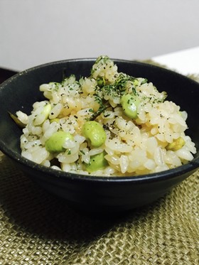 *枝豆チーズごはん*