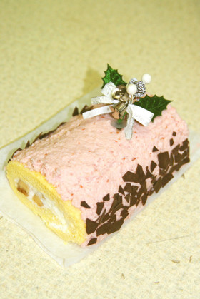 できたよー共立てでもフワフワロールケーキ