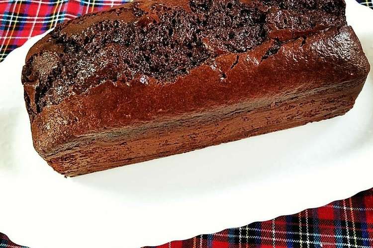 チョコパウンドケーキ生クリーム入り レシピ 作り方 By Abby418 クックパッド