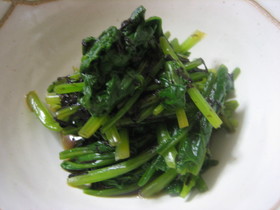 ほうれん草と海苔のおひたし
