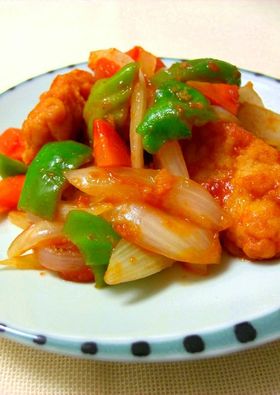 ☆簡単 チキンナゲットの酢豚風