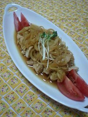 鶏肉のカレー南蛮漬け