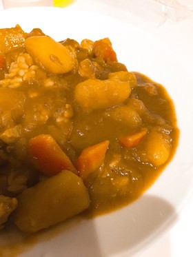 カレールー3個で♡お家チキンカレー