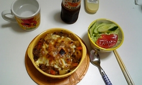 残りカレーで激ウマ焼きカレー☆