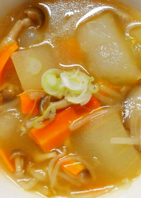 簡単❀冬瓜ともやし きのこの中華スープ♪