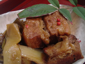 豚葱のさっぱり煮