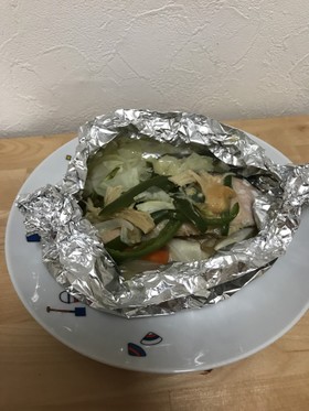 鮭の味噌ホイル焼き