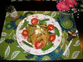 簡単トマトパスタ
