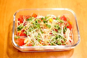 カンタン酢で簡単☆トマトと玉ねぎのマリネ
