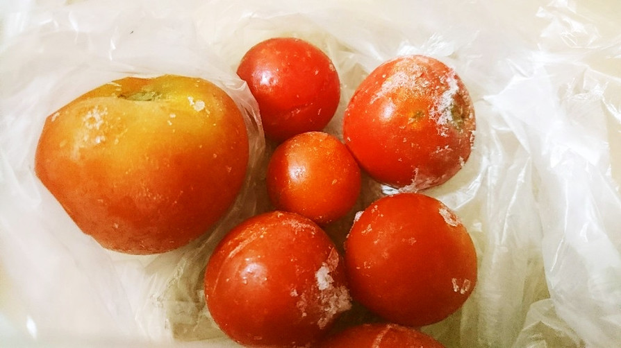 便利☆ミニトマトの冷凍保存の画像