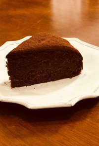 米粉100%のチョコレートケーキ
