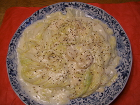白菜の簡単クリーム煮