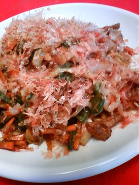 パパが作る我が家のソース焼きそば♪♫♬