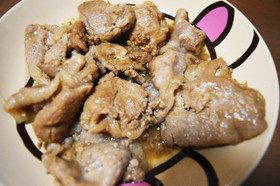 豚肉の生姜焼き【時短メニュー】