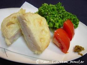 もっちりサクサク♪ れんこんのはさみ揚げ