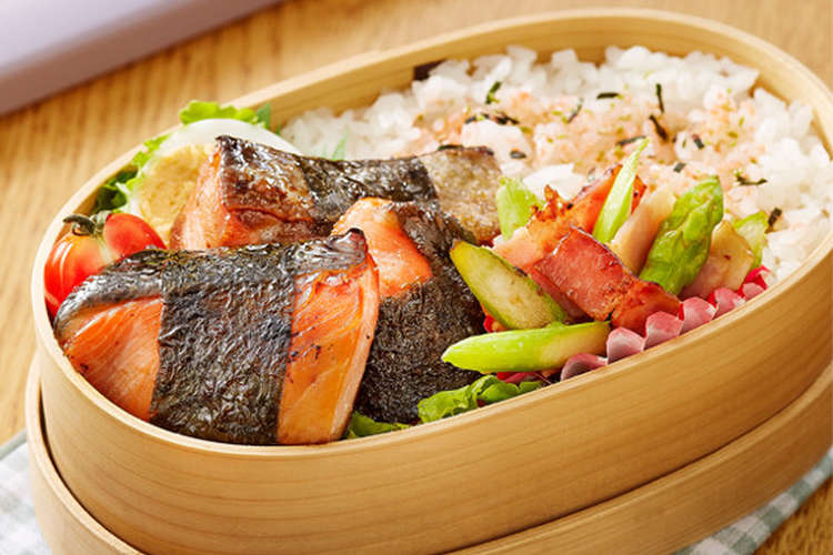 鮭の磯辺焼き マヨおかか炒め弁当 レシピ 作り方 By 旭化成ホームプロダクツ クックパッド 簡単おいしいみんなのレシピが360万品