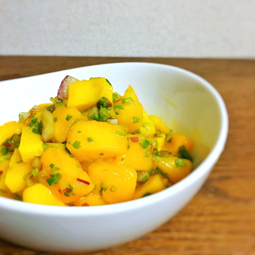 マンゴータンゴサルサのレシピ