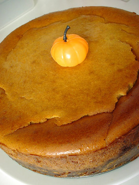 初めてでも美味しいパンプキンチーズケーキ