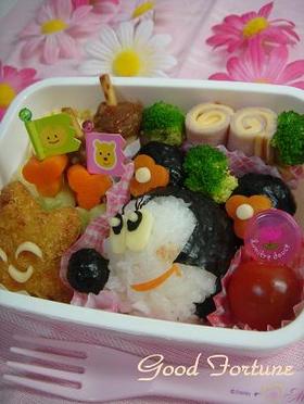 キャラ弁☆おにぎりで ミニーちゃん♪