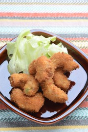 ゴーヤーの肉巻きフライの写真