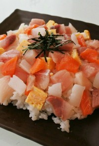 簡単！海鮮バラちらし寿司♡