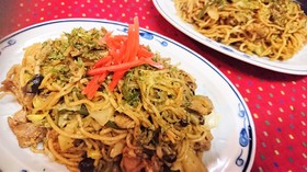 やみつきっ!【スパイシーソース焼きそば】
