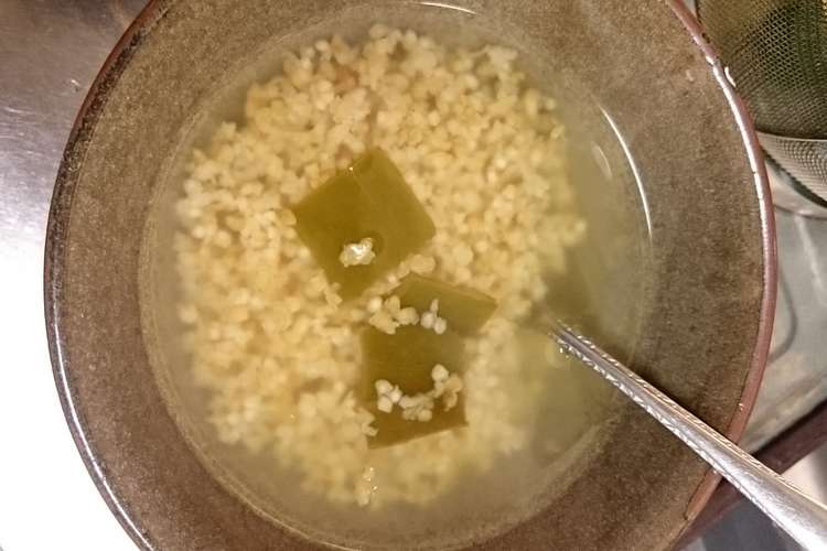 手間なし玄米スープ レシピ 作り方 By のりたまゆごん クックパッド