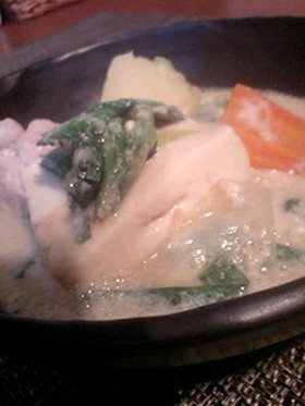 豆乳チーズ鍋