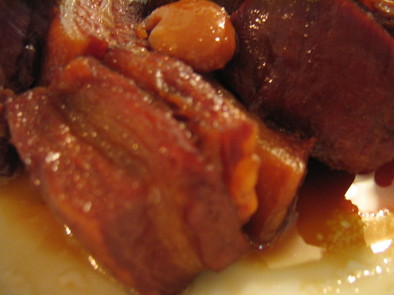 ルクルーゼでつくる簡単豚の角煮の写真