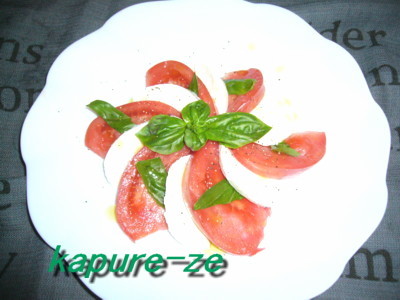 トマトのカプレーゼの画像