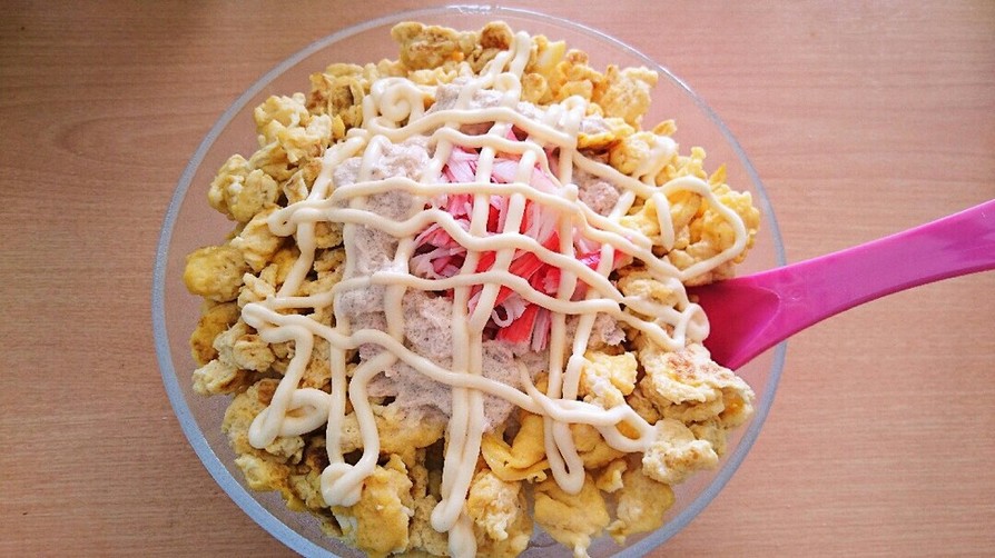 簡単♪ランチにも♪ツナかに玉丼☆の画像