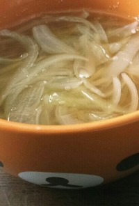 めんつゆで作る簡単☆オニオンスープ