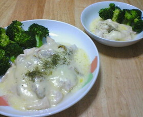 レンジで簡単☆ ささみチーズ