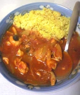 トマトの酸味が(・∀・)イイ!カレー