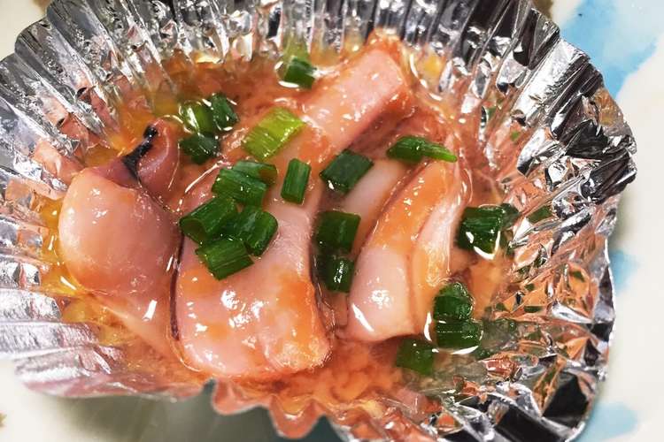 簡単おつまみ トースターで焼き塩辛 レシピ 作り方 By しぼま クックパッド 簡単おいしいみんなのレシピが357万品