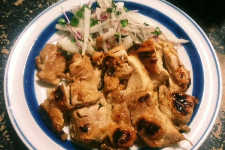塗って焼くだけ 鶏もも肉の味噌焼き レシピ 作り方 By まさ かず クックパッド 簡単おいしいみんなのレシピが360万品