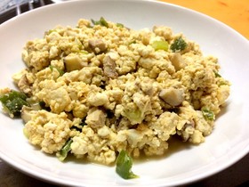 ダイエット 豆腐料理 主食 チャーハン風
