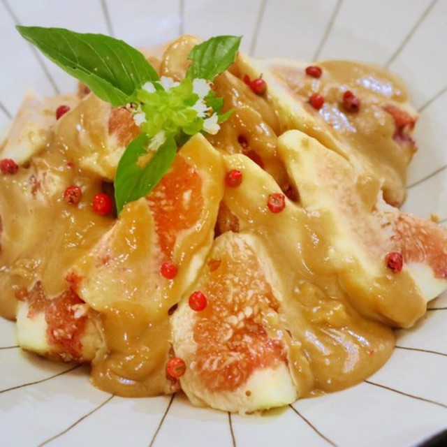 いちじくの胡麻酢和え レシピ 作り方 By ちゃびお丸 クックパッド 簡単おいしいみんなのレシピが373万品