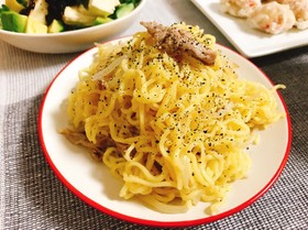 インスタント!焼きレモン塩ラーメン:-)