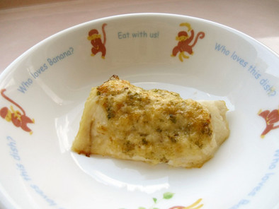 簡単給食　魚のマヨネーズ焼きの写真